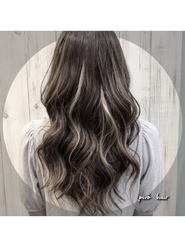 ピヴォヘアー(pivo hair) ハイライト ミルクティーベージュ