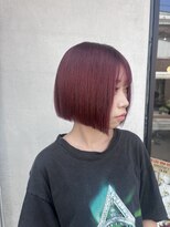 ココテラス(coco terrace)&nbsp;ワインレッド/ダブルカラー/