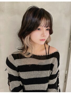 ロンドローズ 名古屋(Lond damaskRose) ダブルカラー ブリーチ 名駅 韓国 ボブ 髪質改善 縮毛矯正175