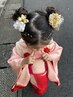 [電話受付のみ]七五三女の子着付け+メイク+ヘアセット　￥9900～