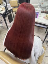 アジールヘア 所沢プロペ通り店(agir hair)&nbsp;カシスピンクメルティカラーフェミニンロングイメチェン所沢