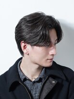 アルファ 新宿(alpha)&nbsp;サーフカール/ 刈り上げセンターパート/ブルーブラック[新宿駅]