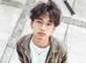 【メンズ限定】カット+カラー+クイックヘッドスパ（栄/メンズカラー/