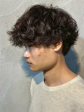 ニアウ 伊勢崎連取店(Niau) シャドウパーマ無造作系パーマ波巻きスパイラルパーマ