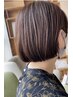 【安村限定】カット + 艶カラー (２ステップTR込) + marbb ￥12100