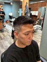 スタンドバーバー 柏(STAND BARBER)&nbsp;サーフカール/スパイキーショート/ブルーブラック