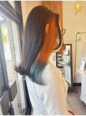 大人かわいい/インナーカラー/ツートン