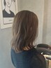 Hitomi《白髪を魅力に♪》脱白髪染めカラー