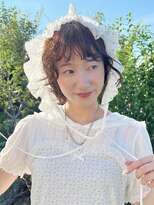 メゾンドイギー(MAISON de IGGY)&nbsp;愛されカールアイロンパーマ風アレンジショートボブ