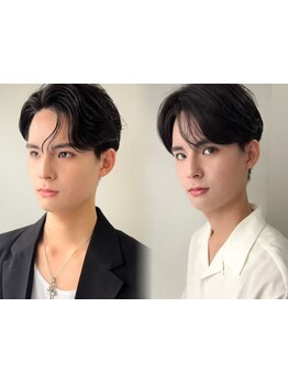 朝のスタイリングも簡単にキマる！韓国マッシュ／ダウンパーマ/ニュアンスパーマまで幅広いstyleに対応◎