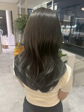 ビビバイベル(BiVi by BHEL) 桑名ロングレイヤーカットハッシュカット透明感カラー重めロング