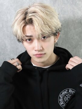 エイド 本店(aid) エンドカラーブラックロイヤルミルクティーベージュメンズウルフ