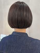 ニコ トウキョウ(nico TOKYO)&nbsp;20代30代ショートボブ前髪ありボブミニボブ顔周りレイヤーカット