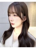 韓国レイヤー/韓国風/ボブ/髪質改善/黒髪/ブリーチなし〔池袋〕