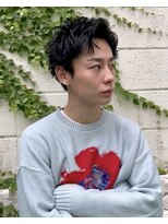 グリーンミドル(GREEN middle)&nbsp;メンズカット/パーマ:スパイキーショート/ピンパーマ/短髪