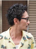 大人スパーキーショートパーマツイスト【神戸/三宮/メンズ】