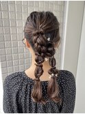 【編み下ろし】結婚式/お呼ばれヘア/銀座/有楽町/ヘアアレンジ