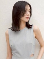ミロアヴィタ 平尾(miroa vita)&nbsp;切りっぱなし 顔周りカット ミディアムレイヤー 髪質改善