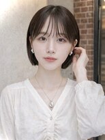 アイドットプラス 札幌大通り(i.+ODORI)&nbsp;ナチュラルボブ前下がりミニボブシースルー前髪
