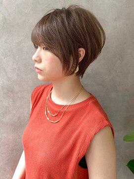 アヴァロン(AVALON) 【絶壁解消】大人のひし形立体感ショート×イルミナベージュ