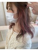 イヤリングカラーピンク[Dina立川]