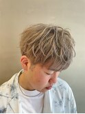 無造作束感マッシュ