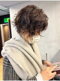 ショートボブ×パーマ