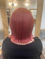 ナンバー アンフィール 渋谷(N° anfeel)&nbsp;【小林】@yashi_sa  派手カラーボブ 渋谷/道玄坂/表参道