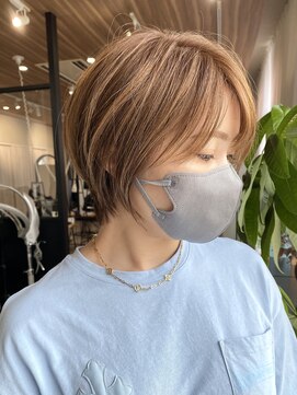 オレンジドロップ 長岡駅店(orange drop) 20代30代40代/大人可愛い/ハイライト/センターパートショート
