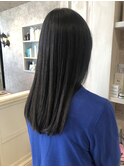 福山美容室caary大人気ナチュラルストレート