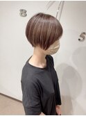 ハイライトショートボブ