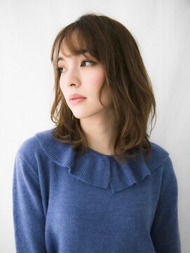 エンディアリング 東銀座(Endearing) 大人可愛いセミロングブラウンミディアム20代30代40代東銀座