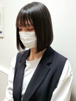 トローノ 栄(TRONO)&nbsp;【TRONO　岩田】髪質改善ストレート切りっぱなしボブ