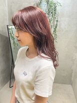 テトヘアー(teto hair)&nbsp;ピンクカラー　ピンクブラウン　暖色系カラー　オレンジカラー