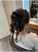 編みおろしポニー
