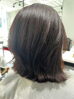 メイン(MAIN)&nbsp;レイヤー似合わせカットフルバング髪質改善　30代40代50代