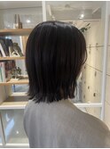 20代30代大人可愛い小顔ショートカット外ハネボブ