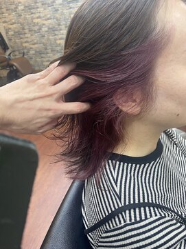 ルッカヘアガーデン 鶴ヶ島店 肩下ボブ