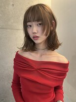 ナループロア ルームー(Nalu pu loa ROOMOO)&nbsp;切りっぱなしミディアム/姫カット/顔まわりレイヤー