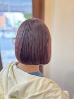 ジャストビューティサンク 上大岡(Just Beauty CiNQ)&nbsp;20代30代40代クリスタルハイブライトピンクカラーミニボブ