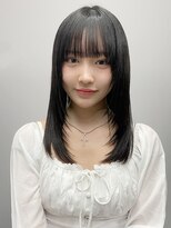 エトラ 渋谷店(etora)&nbsp;小顔 美髪 レイヤーカット イメチェン ワイドバング"