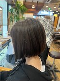 艶感ストレート × ミニボブ【大人かわいい】札幌美容室