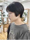 柔らかい質感のショートヘア