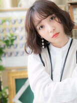 カバーヘアアンドスパ ブリス 浦和(COVER HAIR&SPA bliss)&nbsp;★韓国風切りっぱなしゆるふわぱっつんボブパーマ20代30代★1