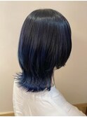 ◎ミニウルフ×インナーブルー◎流れるレイヤー