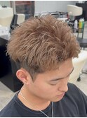 熊本メンズサロン スパイキーショート アップバングショート 