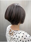 シルエット美人なショートボブ