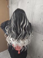 フォックス 四日市店(FOX)&nbsp;ハイライト風エクステ/巻き髪