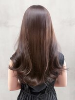 アイティーバイアルバム 松戸店(IT by ALBUM)&nbsp;ロング暗めカラー韓国ヘア顔周りレイヤーグレージュ_ba566171