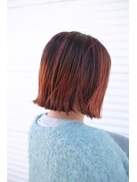 ジーン カットクラブ レディース(GENE CUTCLUB Lady's)&nbsp;レッドブラウン×ボブ